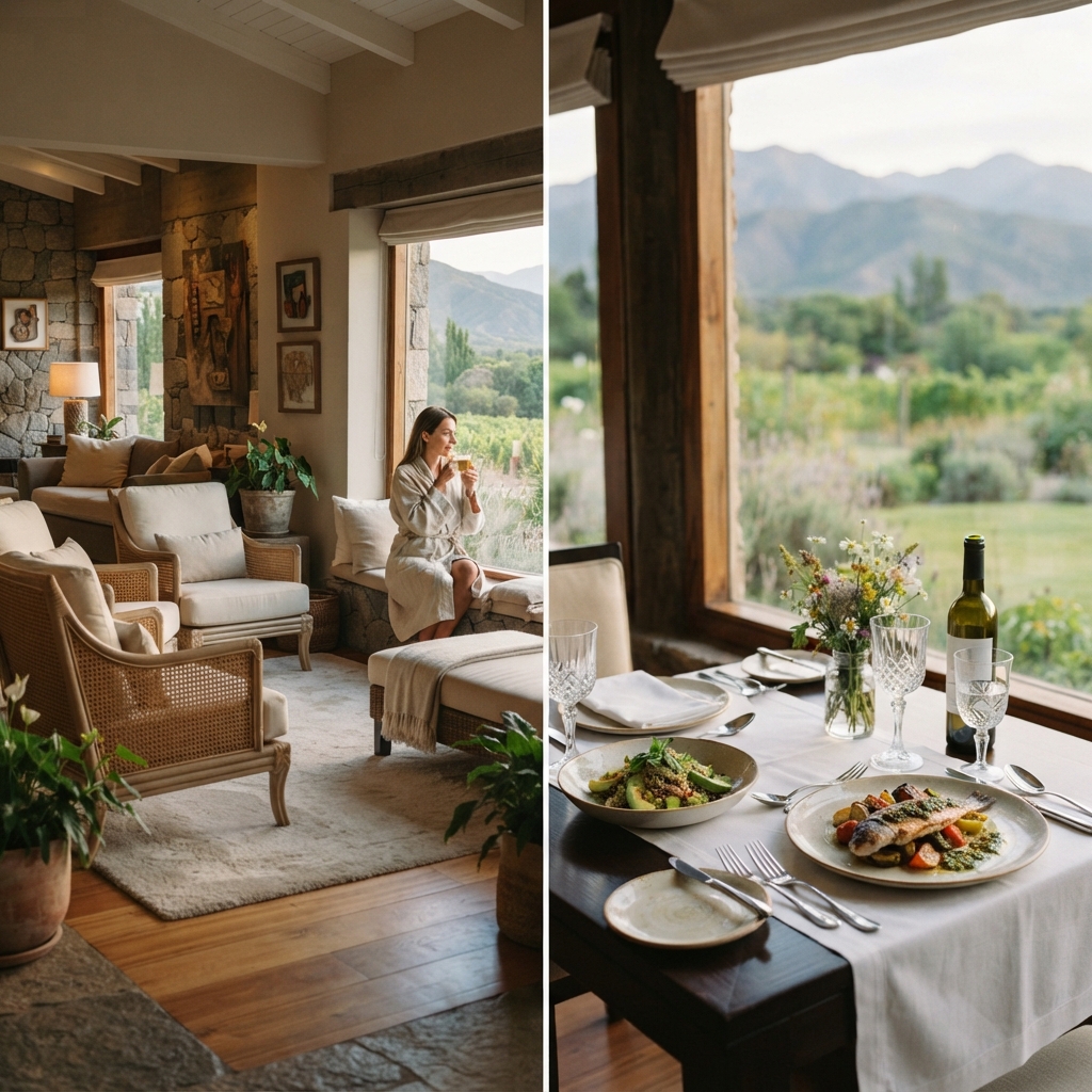 Hotel spa and dining experience in Argentina